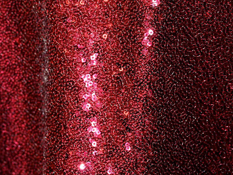 Crimson Glimmer Sequins